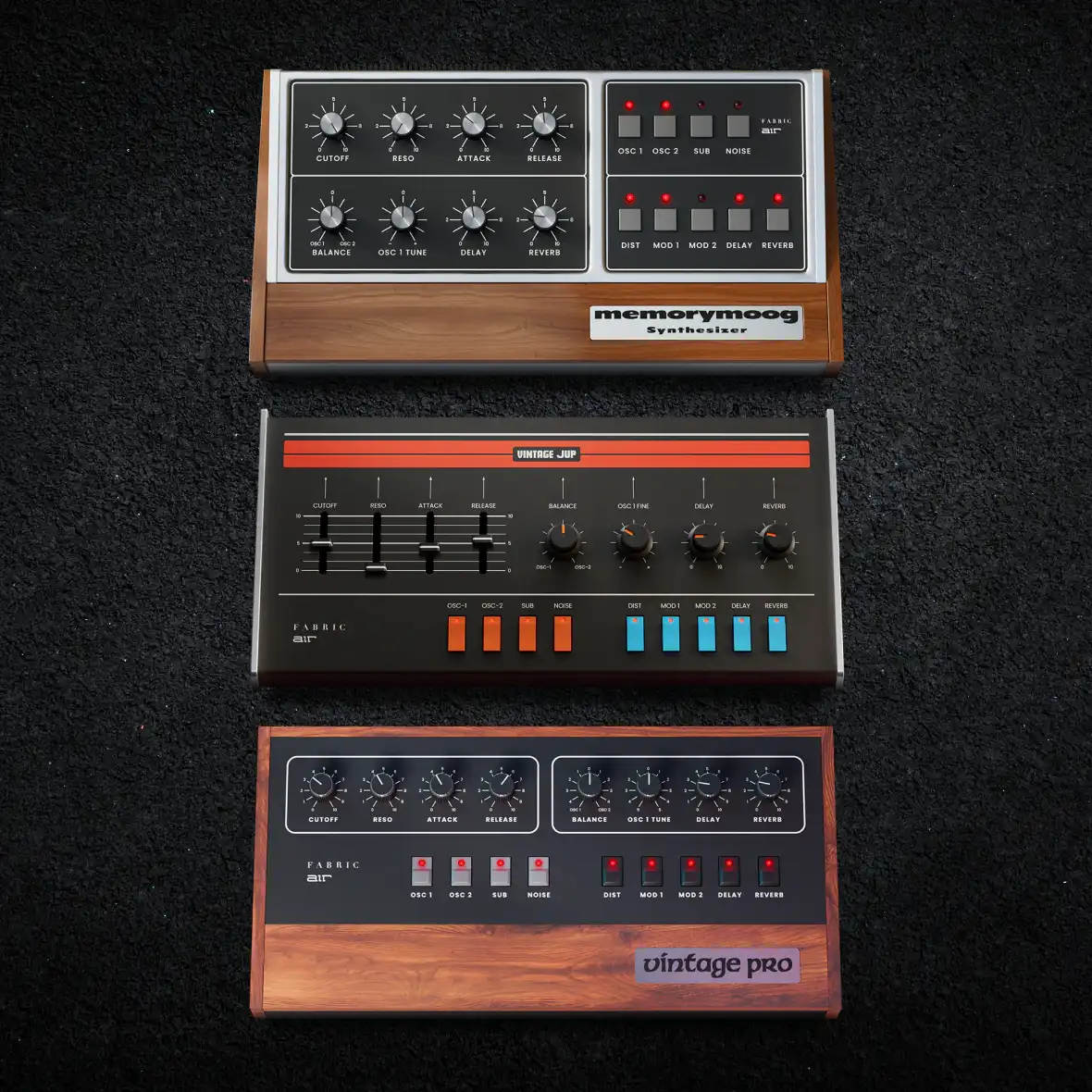 AIR Fabric Vintage Synths, Vol. 1