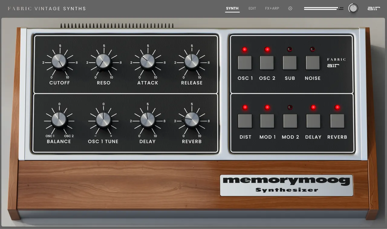 AIR Fabric Vintage Memorymoog