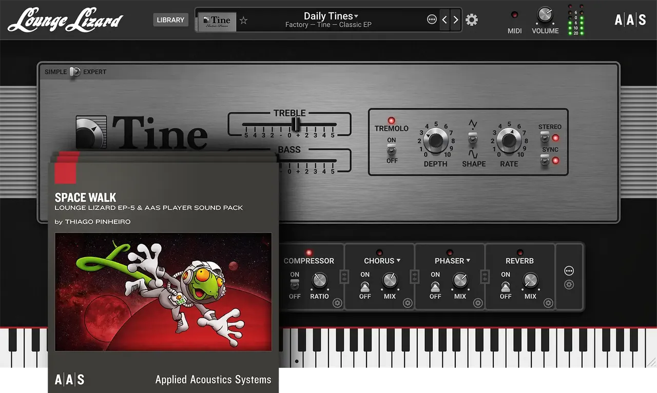 Applied Acoustics Lounge Lizard EP-5 + Packs