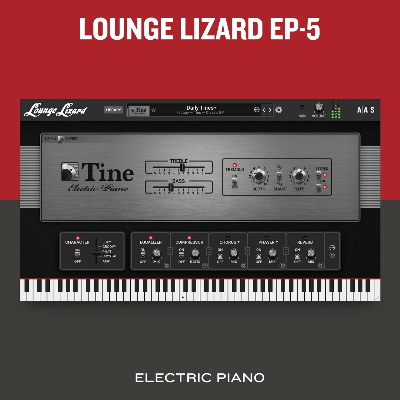 Applied Acoustics Lounge Lizard EP-5 Upgrade from EP-4