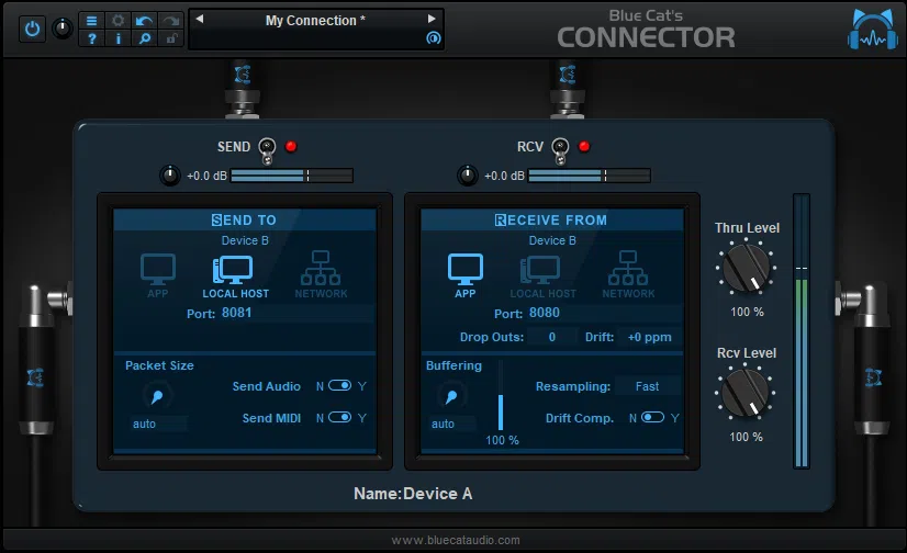Blue Cat Audio Connector