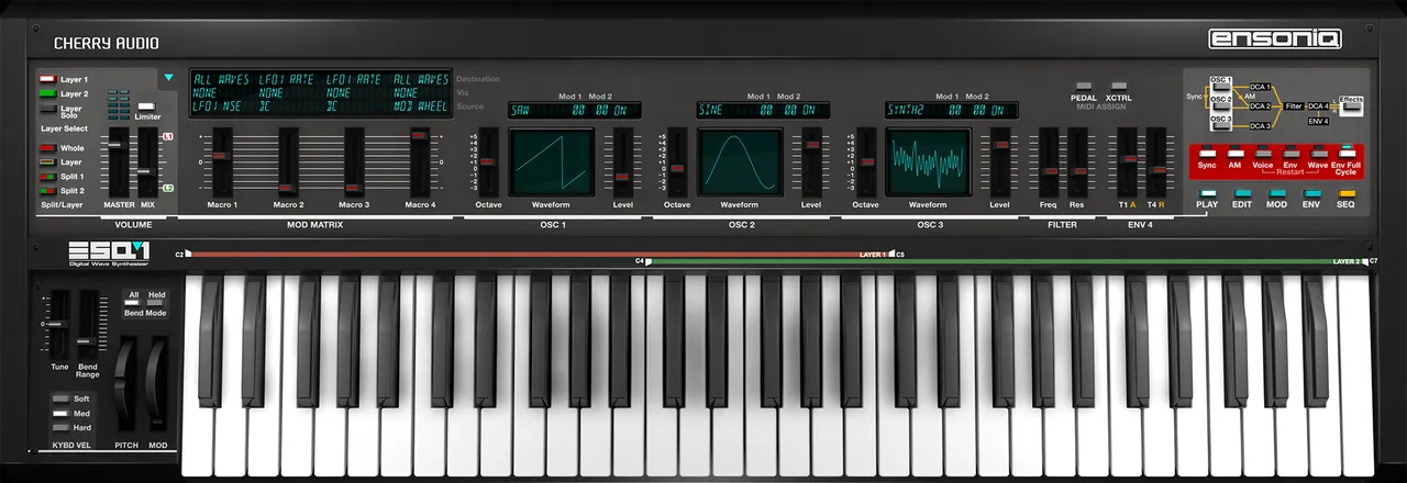 Cherry Audio Ensoniq ESQ-1