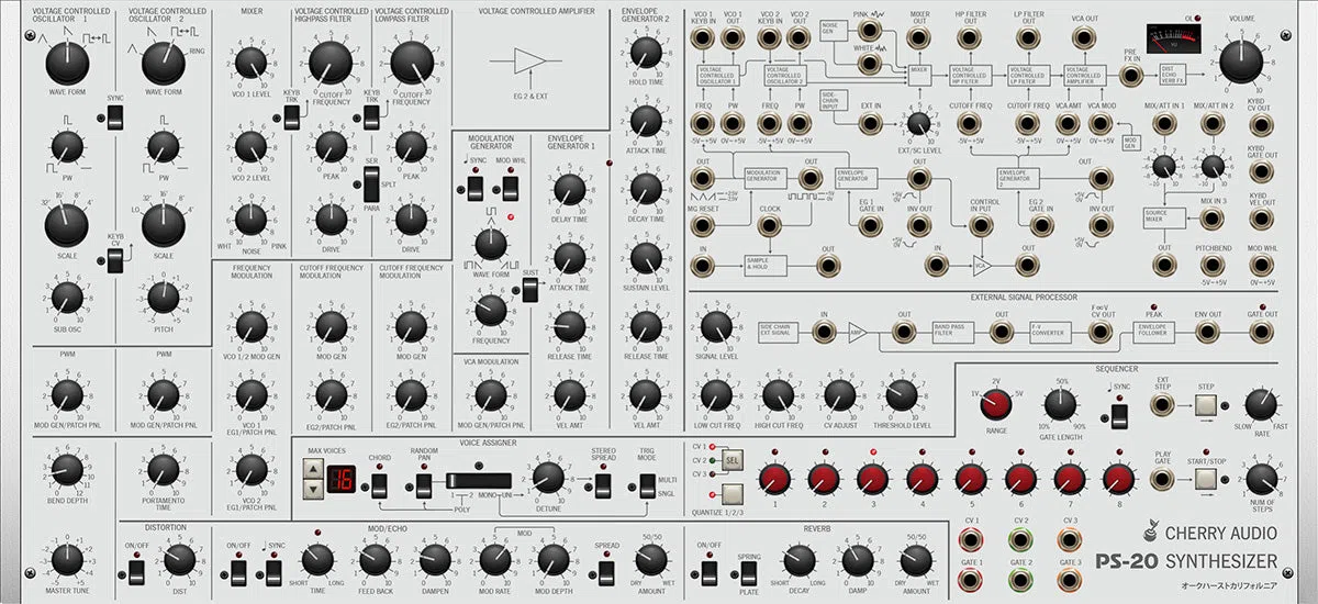 Cherry Audio PS-20 Polyphonic Synthesizer - Image 2