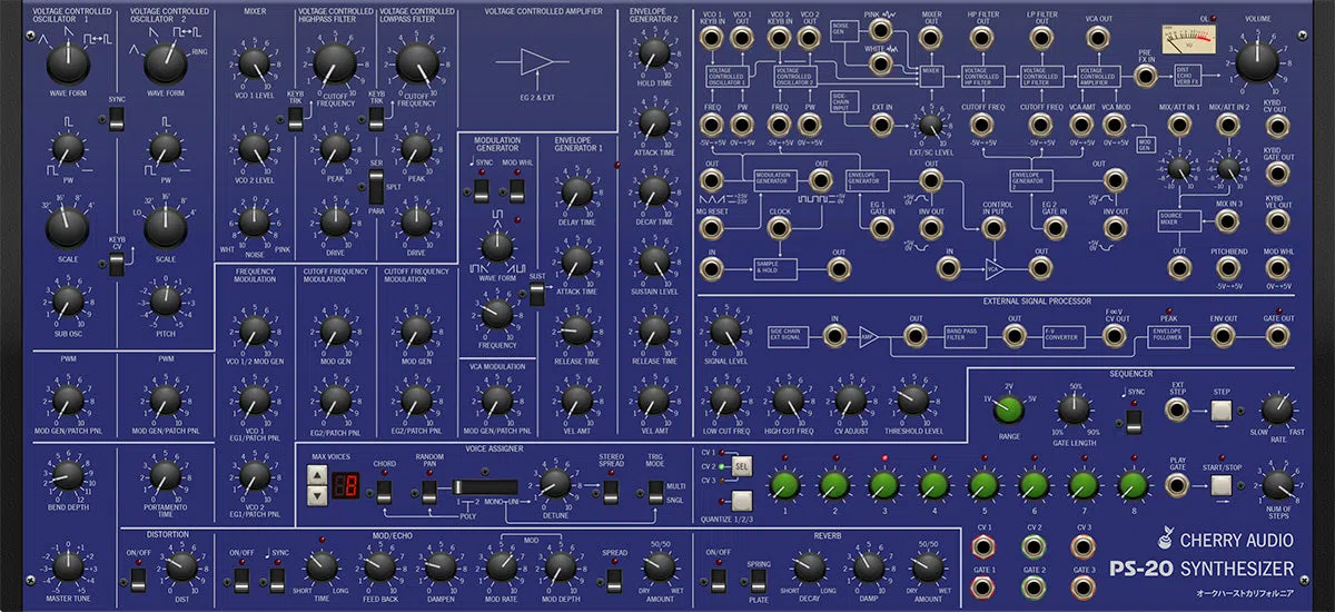 Cherry Audio PS-20 Polyphonic Synthesizer - Image 3