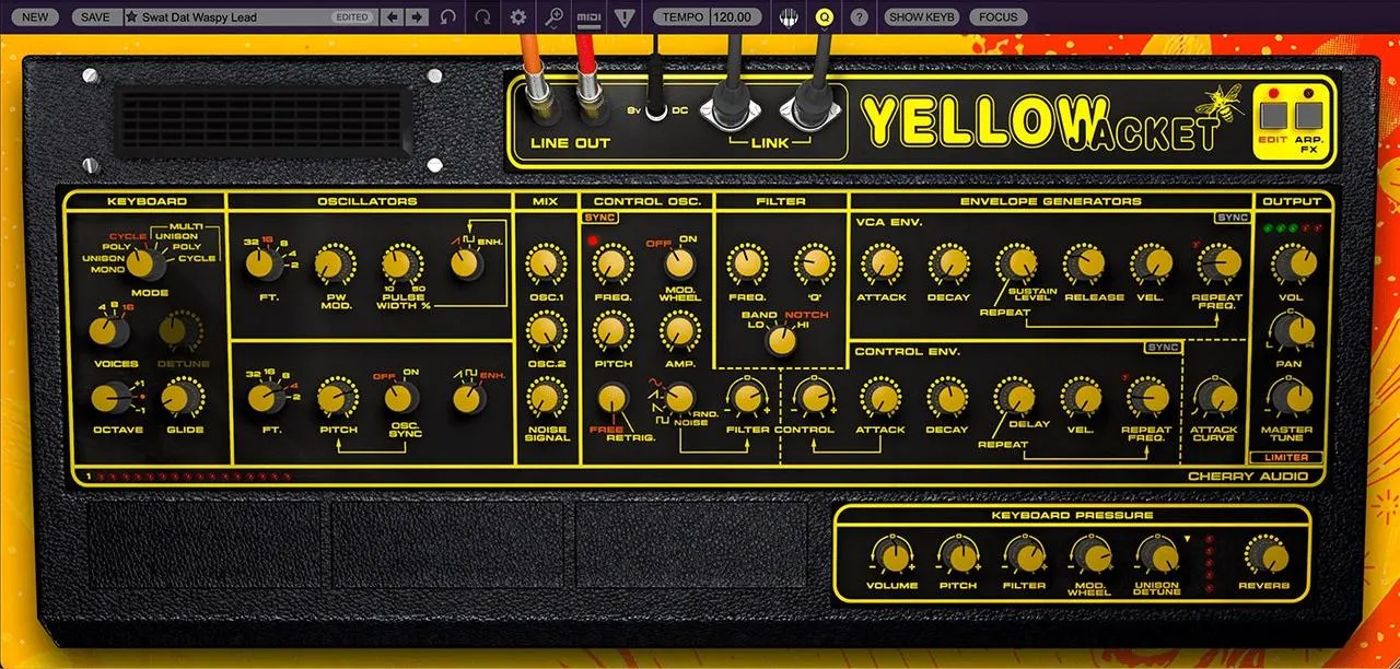 Cherry Audio Yellowjacket Synthesizer - Image 2