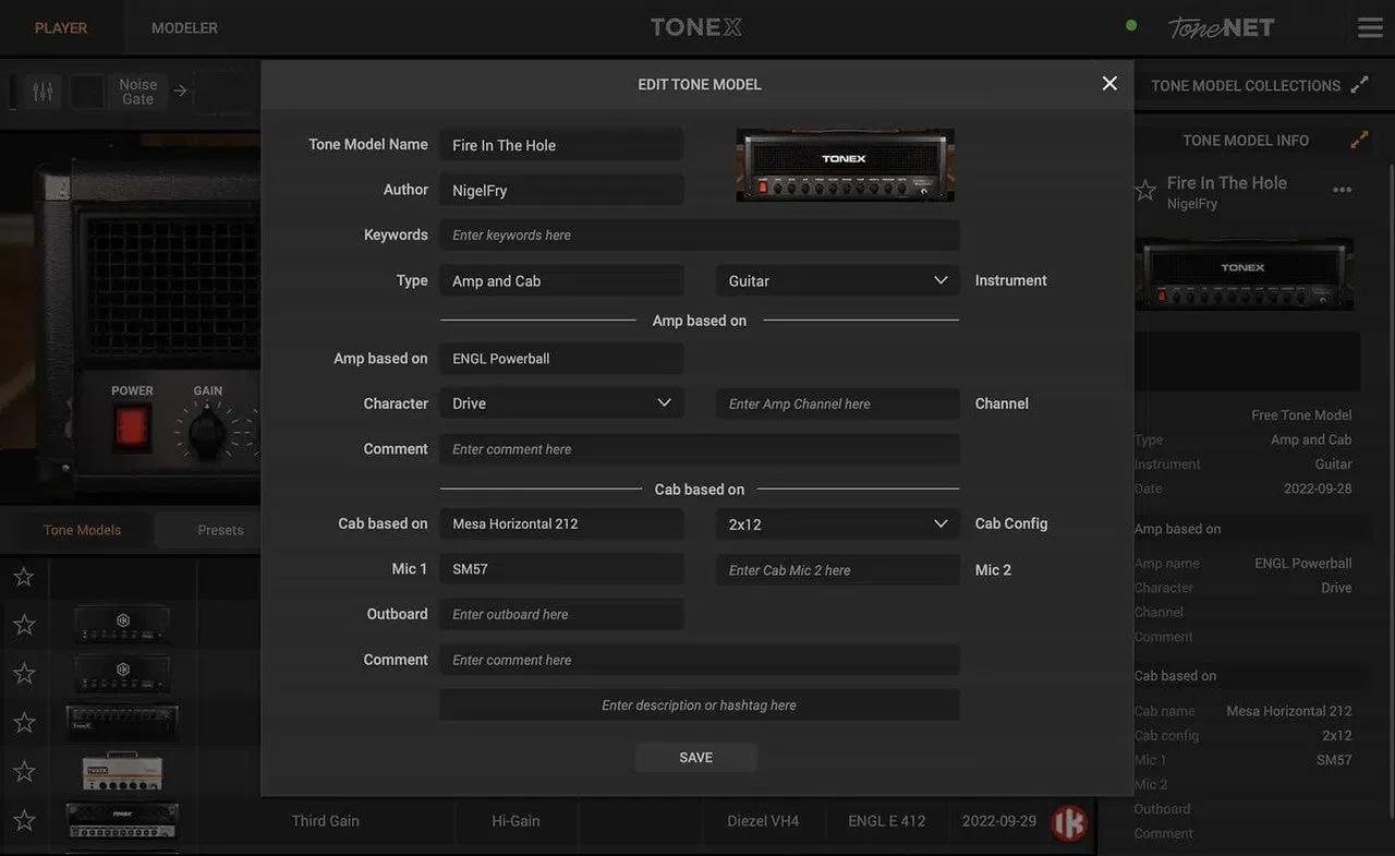 IK Multimedia Amplitube TONEX MAX - Image 9