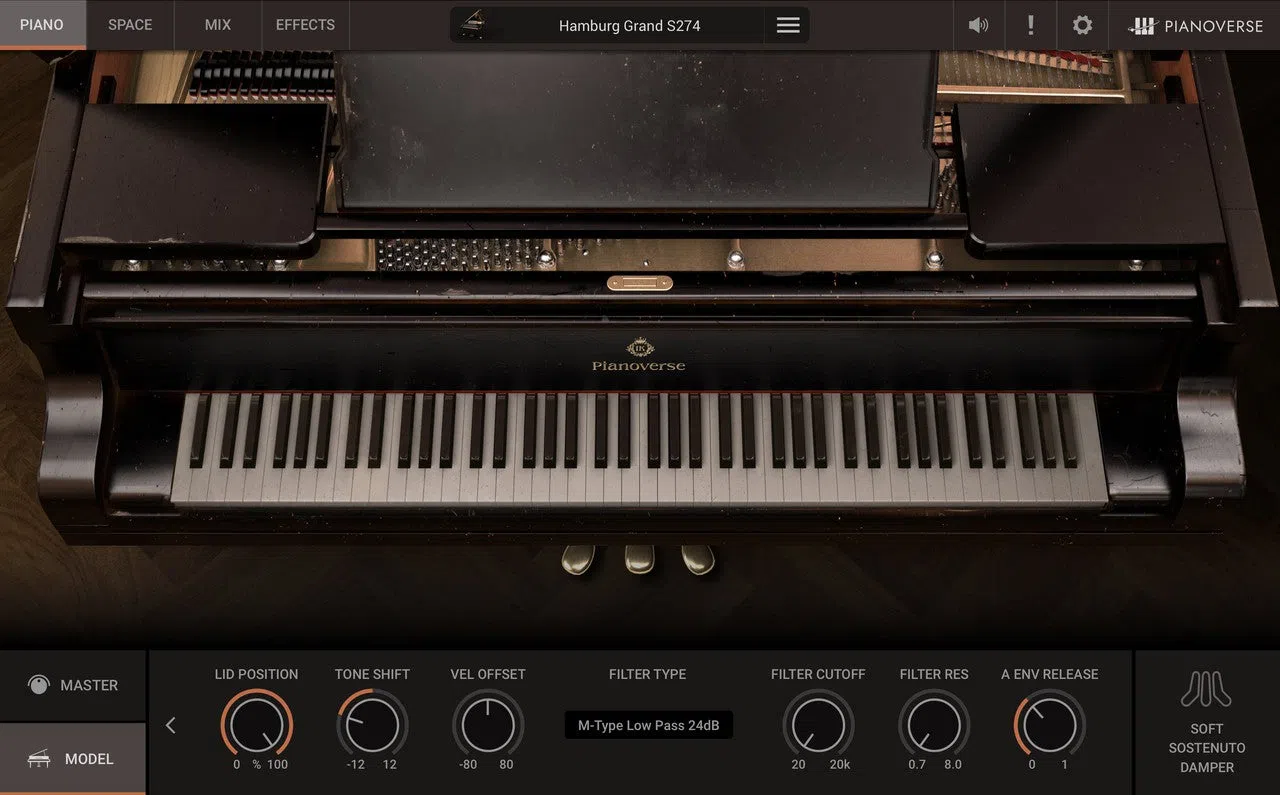 IK Multimedia Pianoverse Hamburg Grand S274