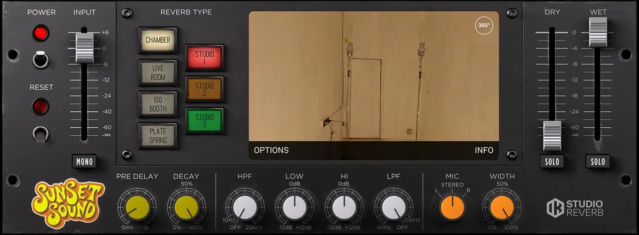 IK Multimedia Sunset Sound Studios Reverb