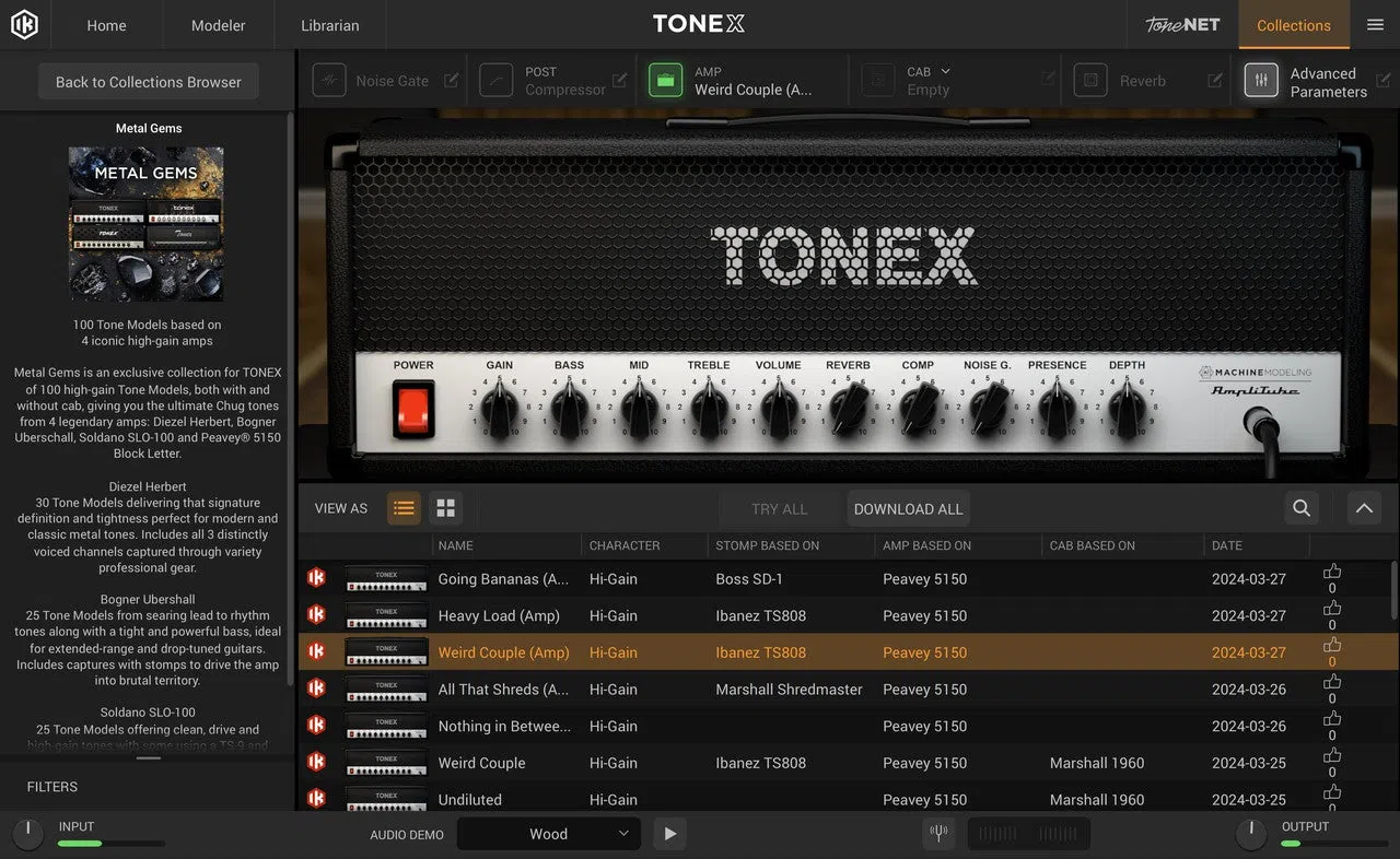 IK Multimedia TONEX Metal Gems