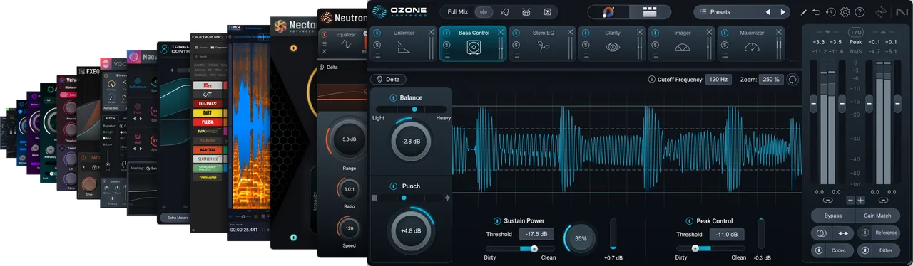 iZotope Music Production Suite 9 Crossgrade from Ozone Standard or Nectar Standard