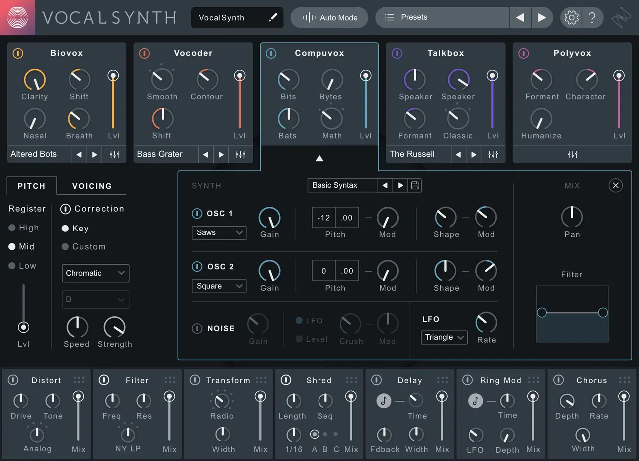 iZotope VocalSynth 2 - Image 3