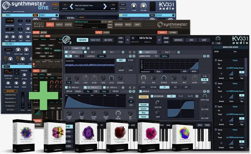 KV331 Audio SynthMaster Standard Bundle Upgrade from SynthMaster 2