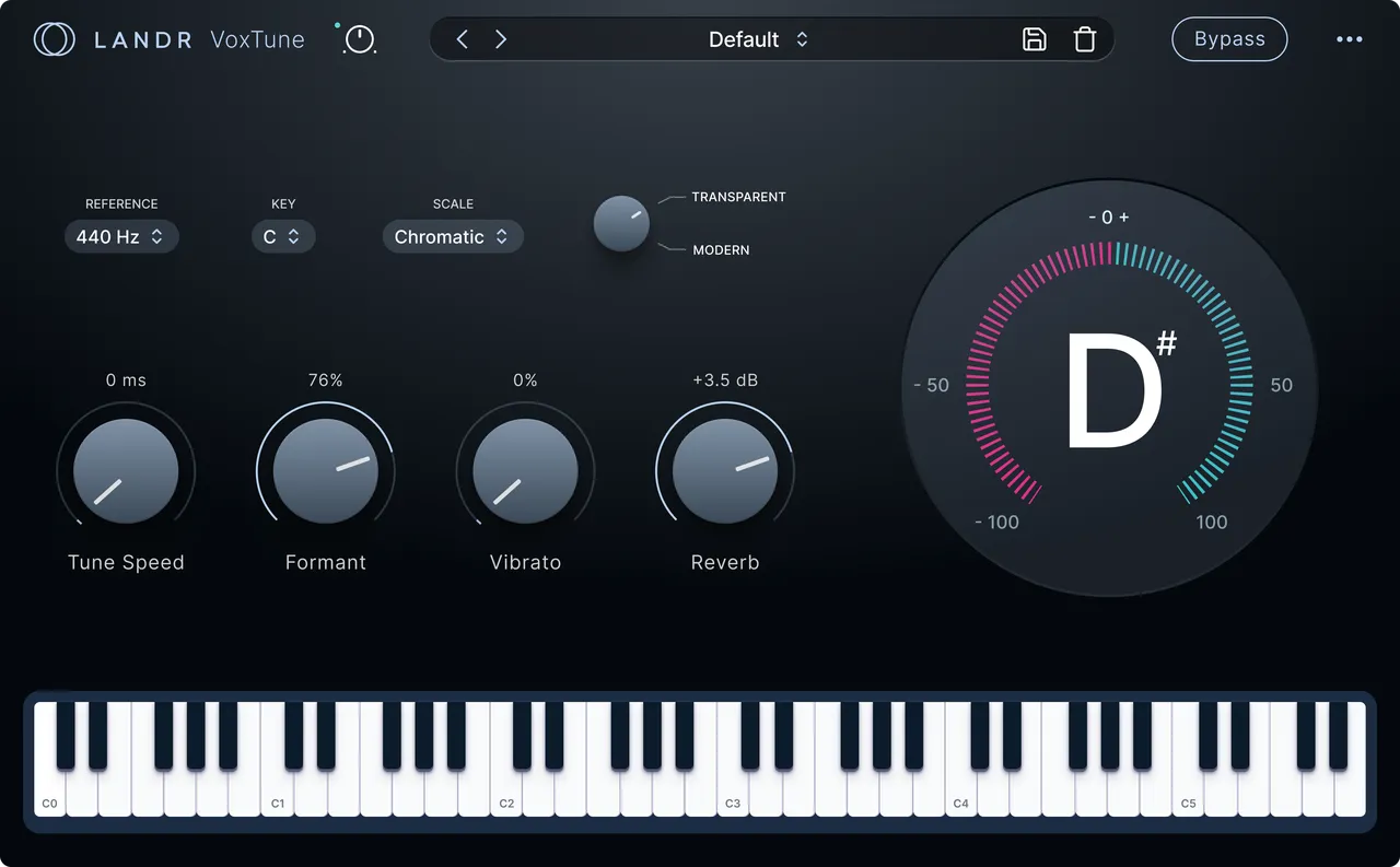 LANDR VoxTune