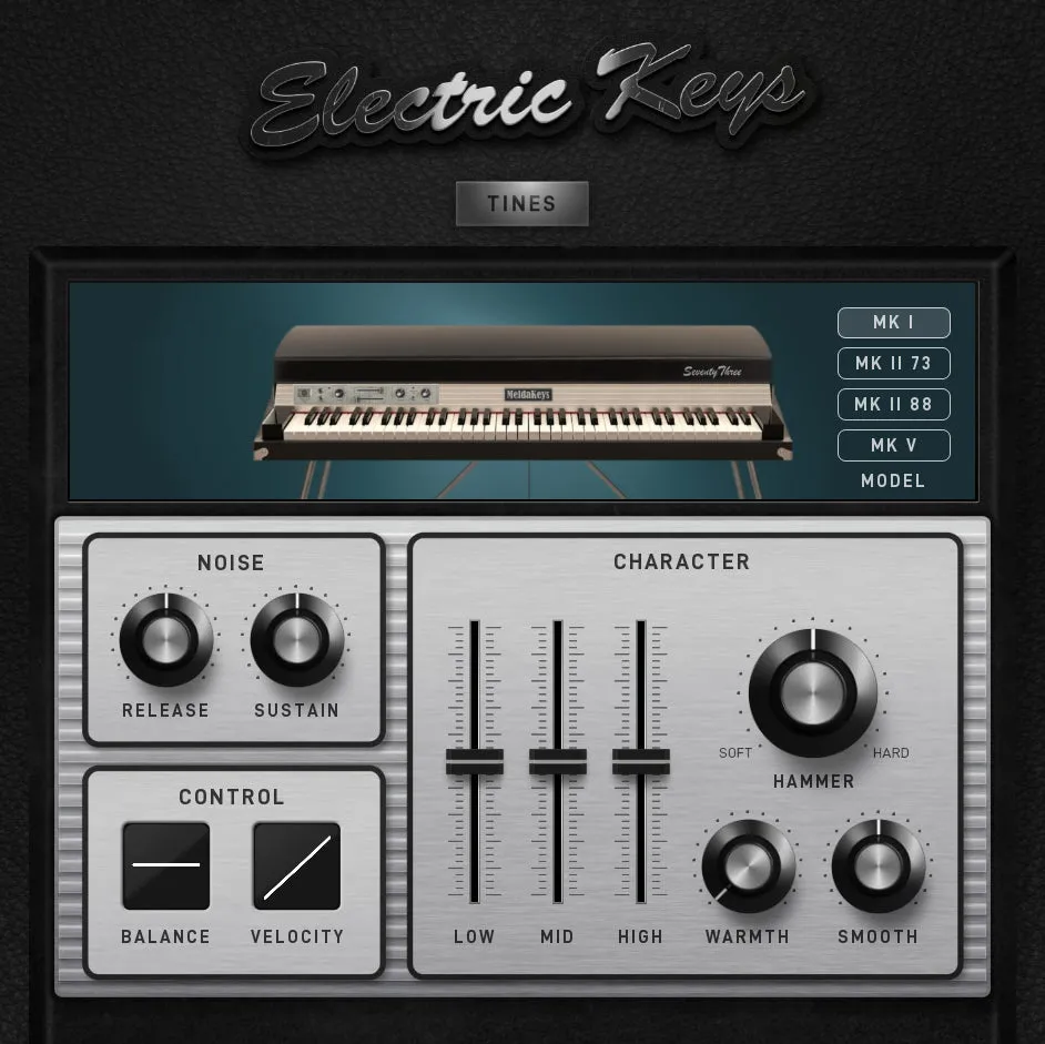 Melda Electric Keys Tines