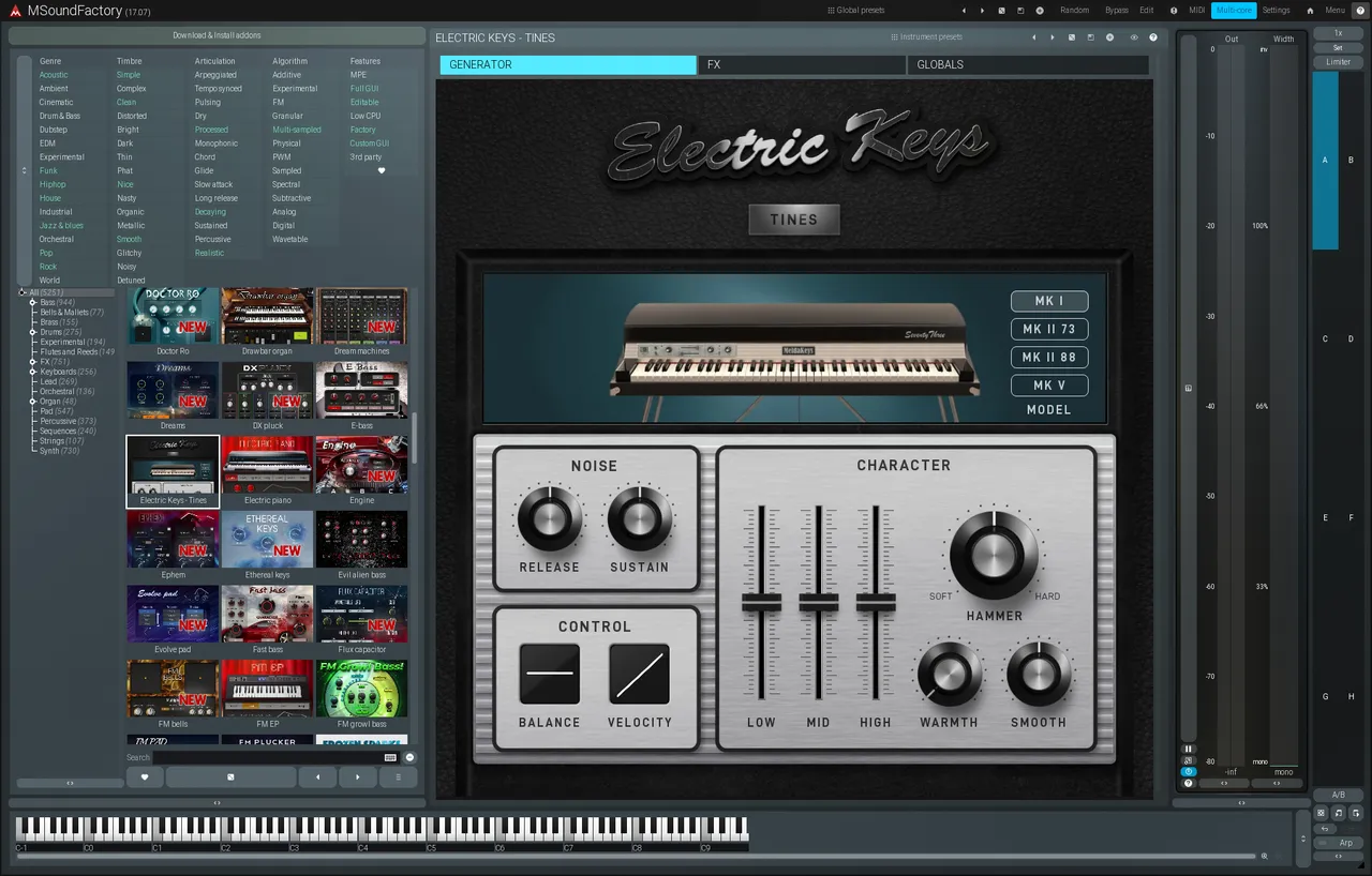Melda Electric Keys Tines - Image 3