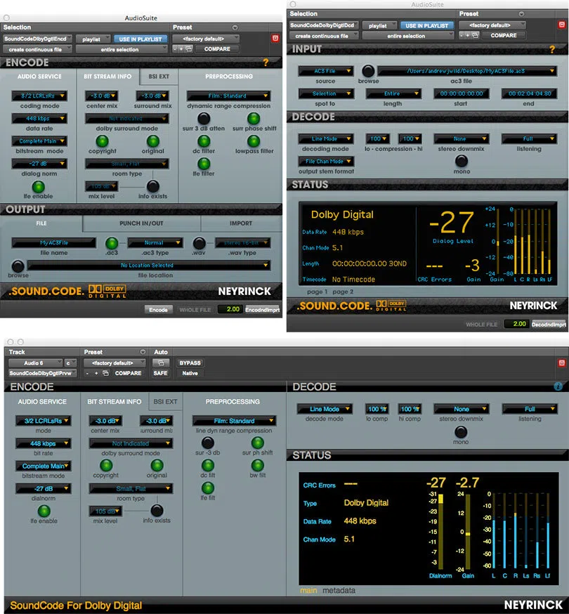 Neyrinck SoundCode For Dolby Digital 2 Upgrade from Dolby Digital