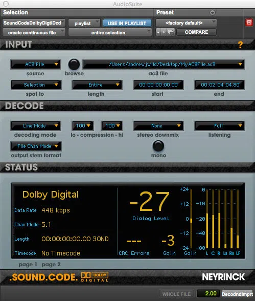 Neyrinck SoundCode For Dolby Digital 2 Upgrade from Dolby Digital - Image 2