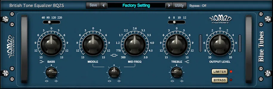 Nomad Factory Blue Tubes Equalizer BQ2S