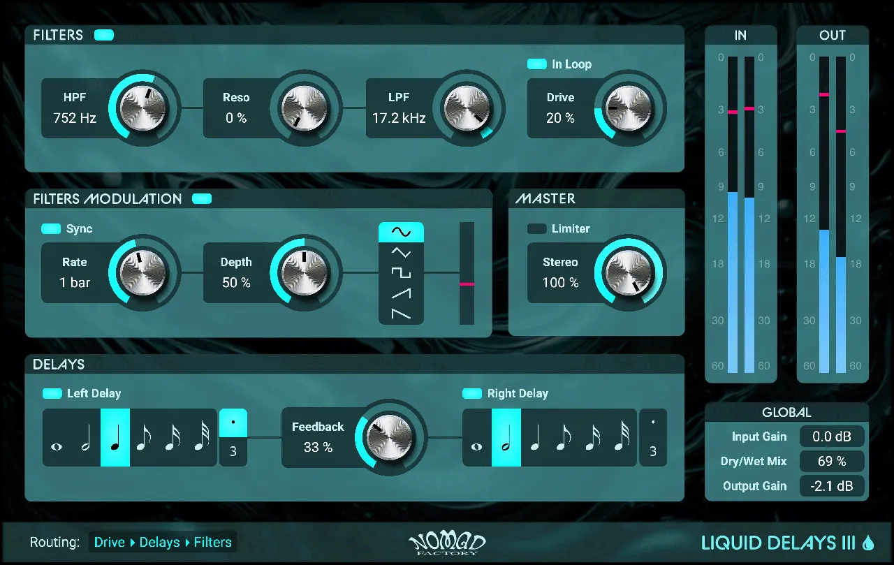Nomad Factory Liquid Delays III