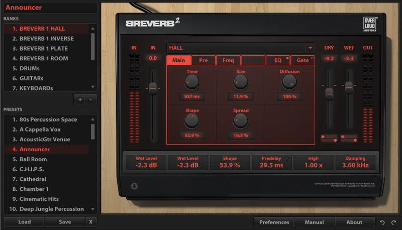 Overloud BREVERB 2