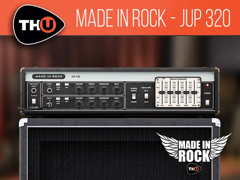 Overloud TH-U Made In Rock - JUP 320 (Add-On for existing THU Premium Owners)