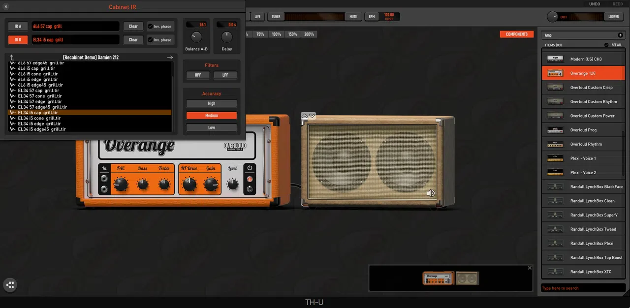 Overloud TH-U Premium Upgrade from TH-U Edition (Rock, Metal or Funk and R&B) - Image 3