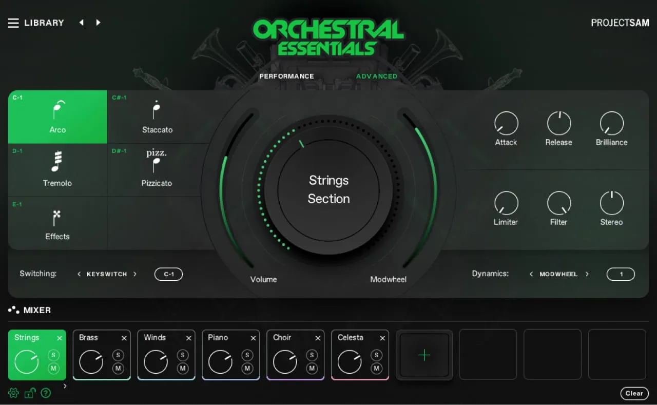 ProjectSAM Orchestral Essentials 1