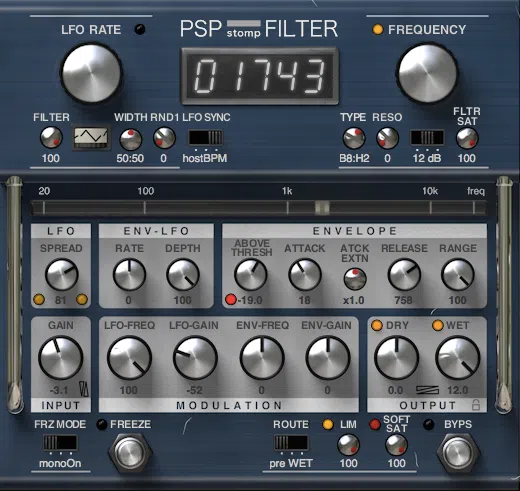 PSP stompFilter