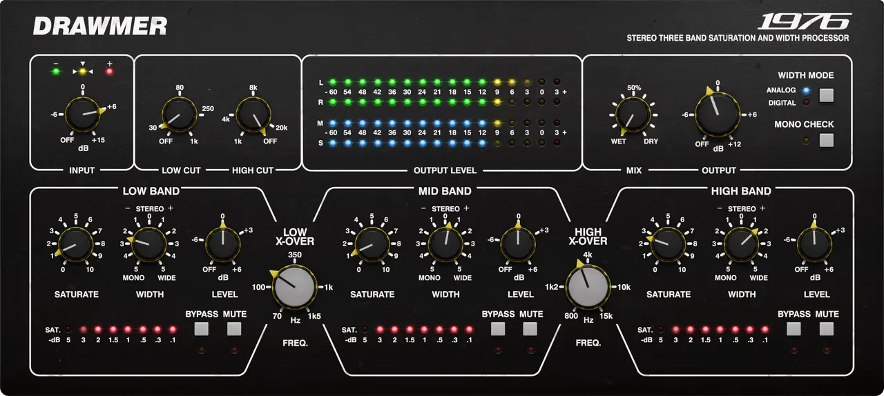 Softube Drawmer 1976 Three Band Saturator