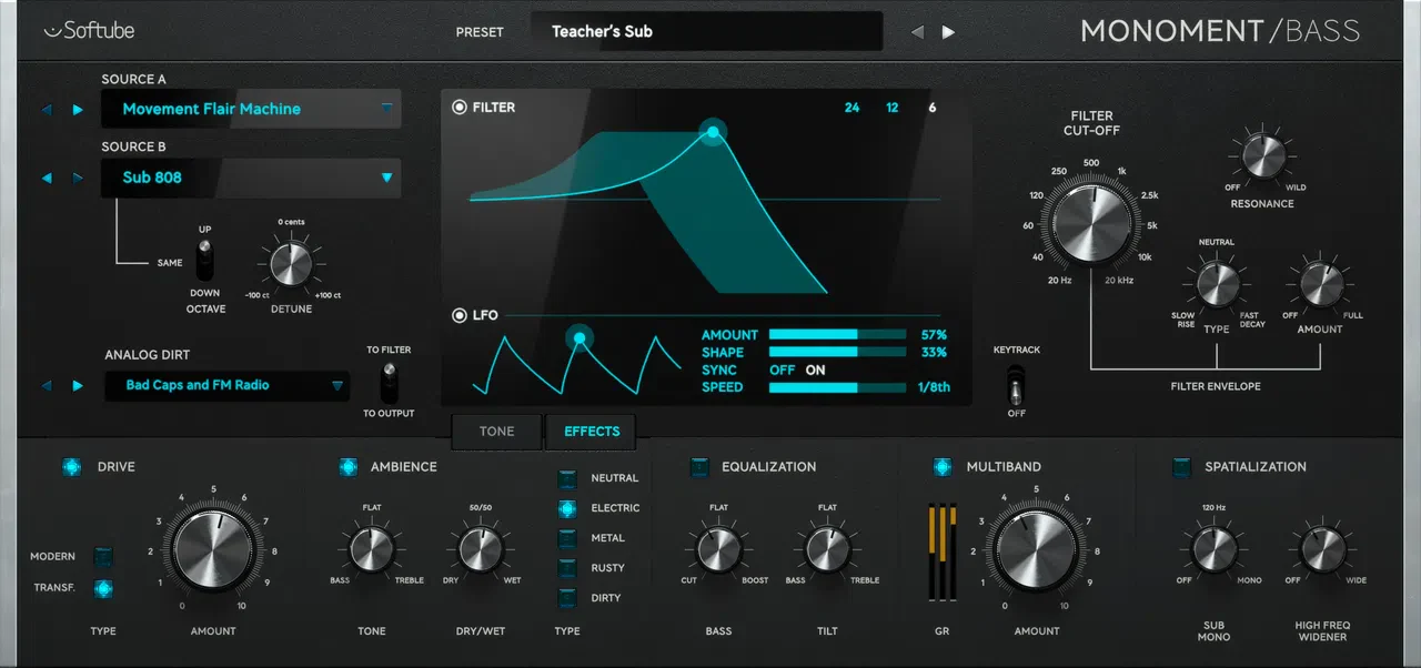 Softube Monoment Bass