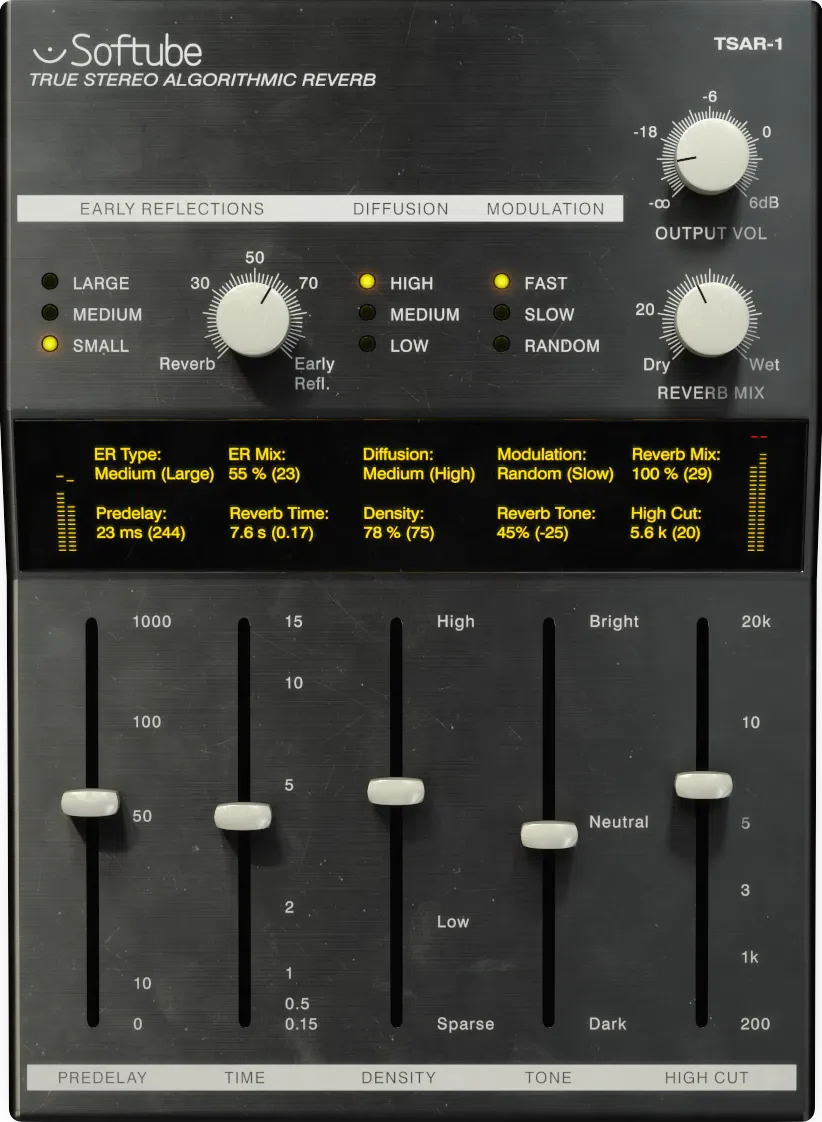 Softube TSAR-1 Reverb
