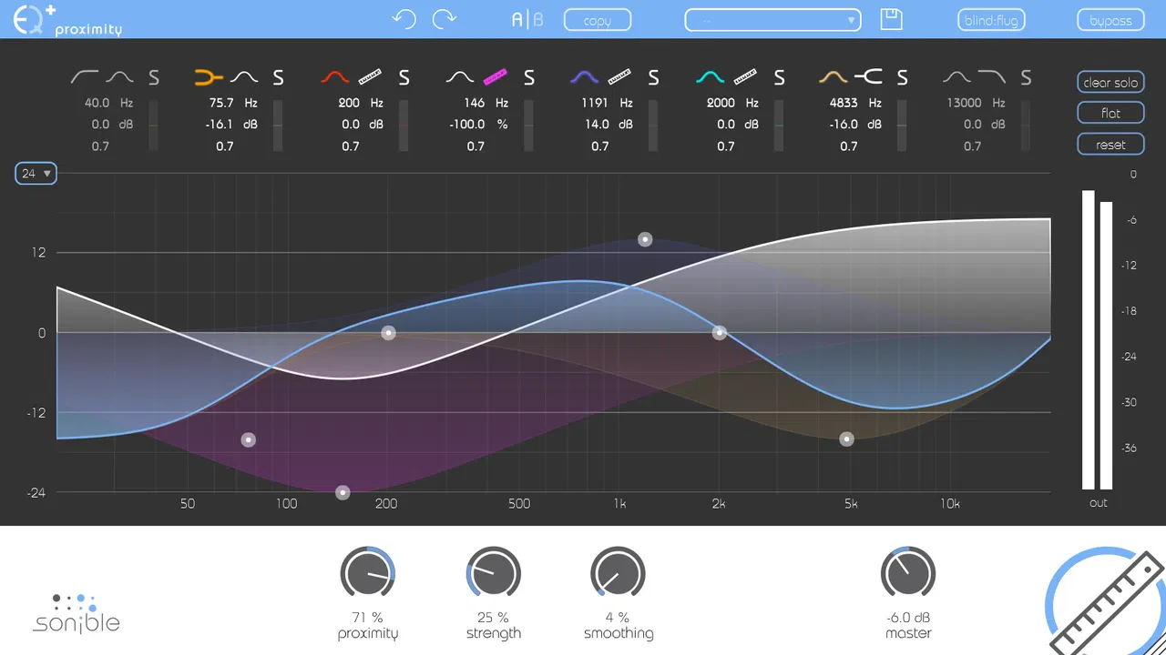 Sonible proximity:EQ+