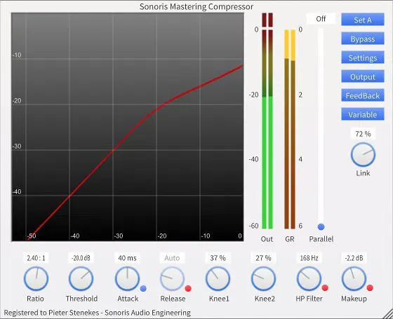 Sonoris Mastering Compressor