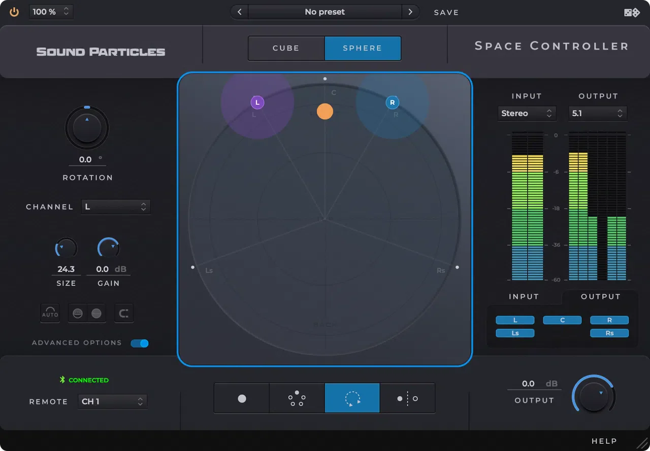Sound Particles Space Controller Standard