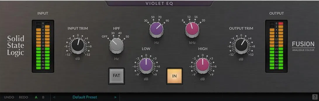 SSL Fusion Violet EQ