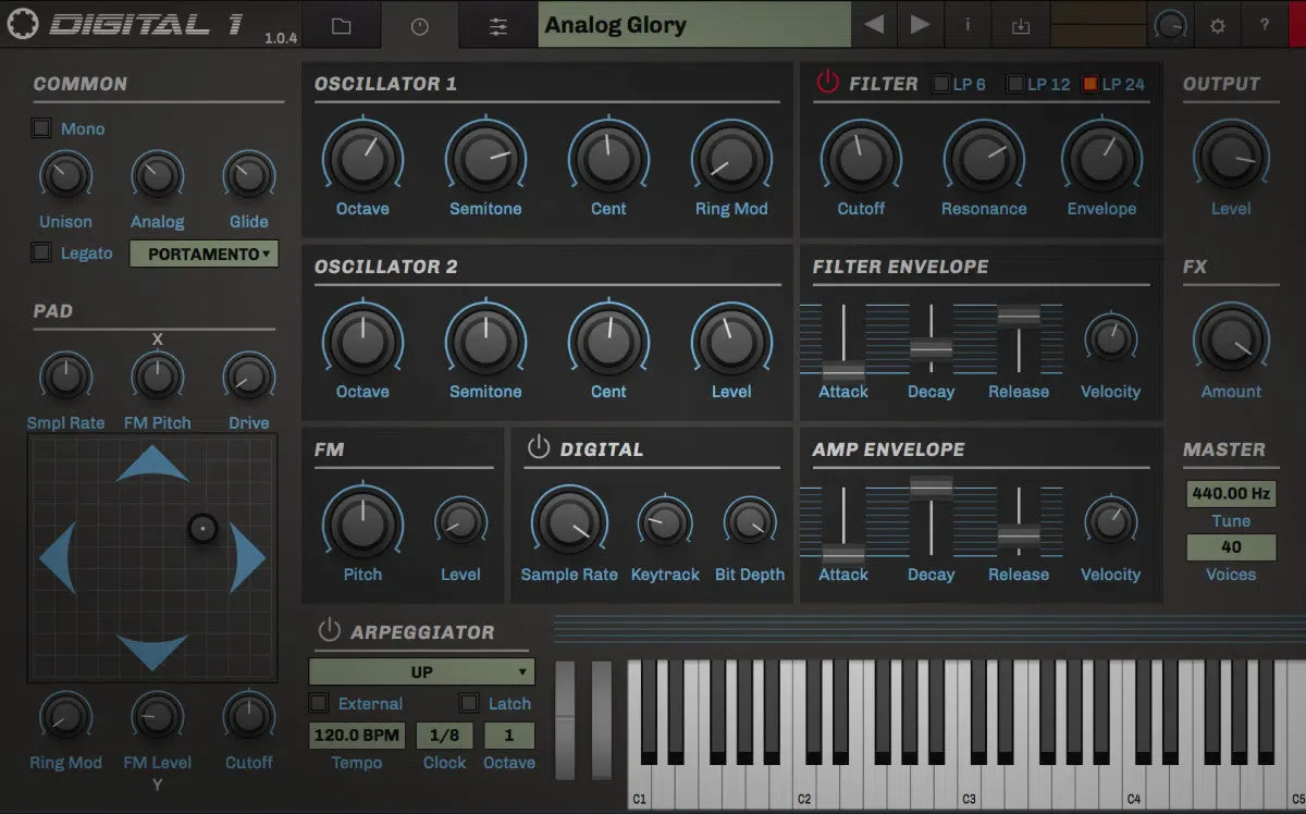 Tracktion Retromod Digital 1