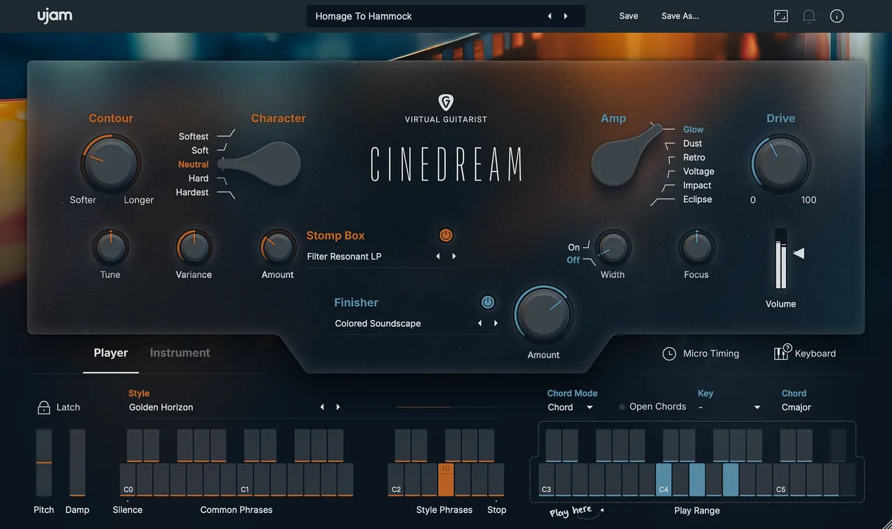 UJAM Virtual Guitarist CINEDREAM Loyalty
