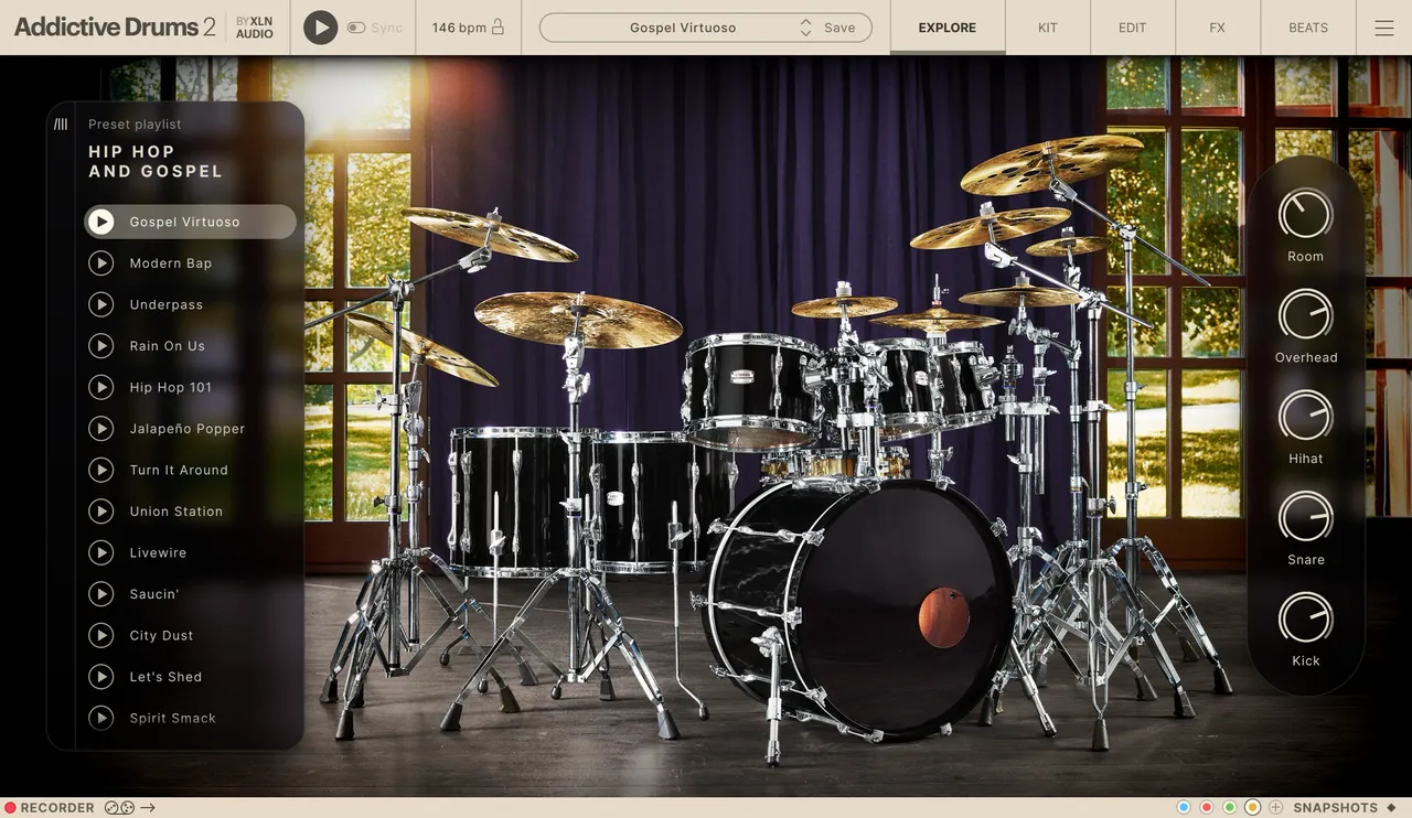 XLN Audio Addictive Drums 2: Hip Hop and Gospel Collection - Image 2