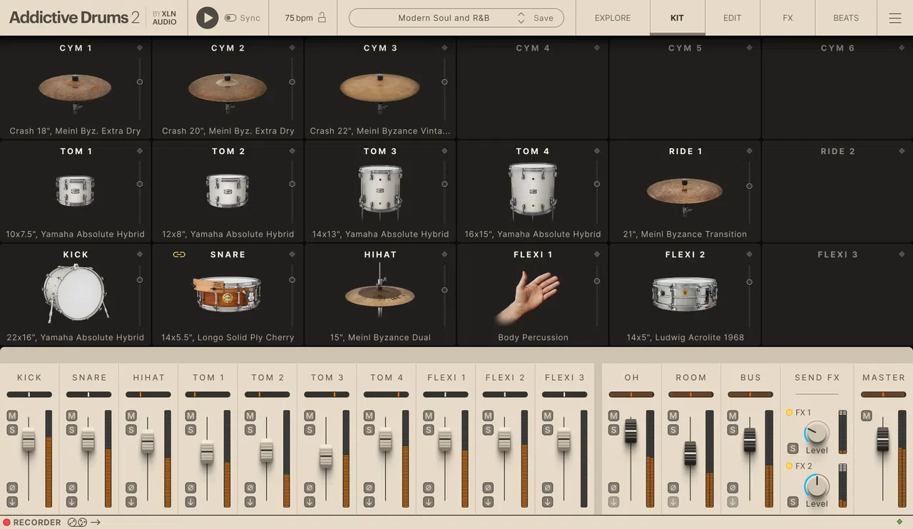 XLN Audio Addictive Drums 2: Soul and R&B Collection - Image 3