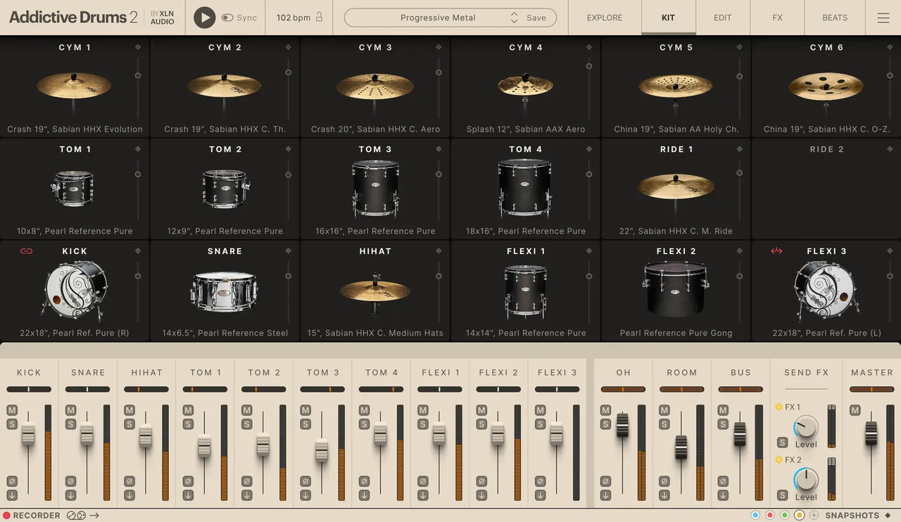 XLN Audio Progressive Metal ADpak - Image 3